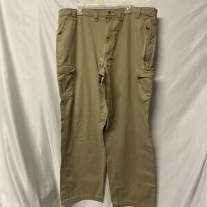 Wrangler Khaki Cargo Jeans Pants 44 X 32